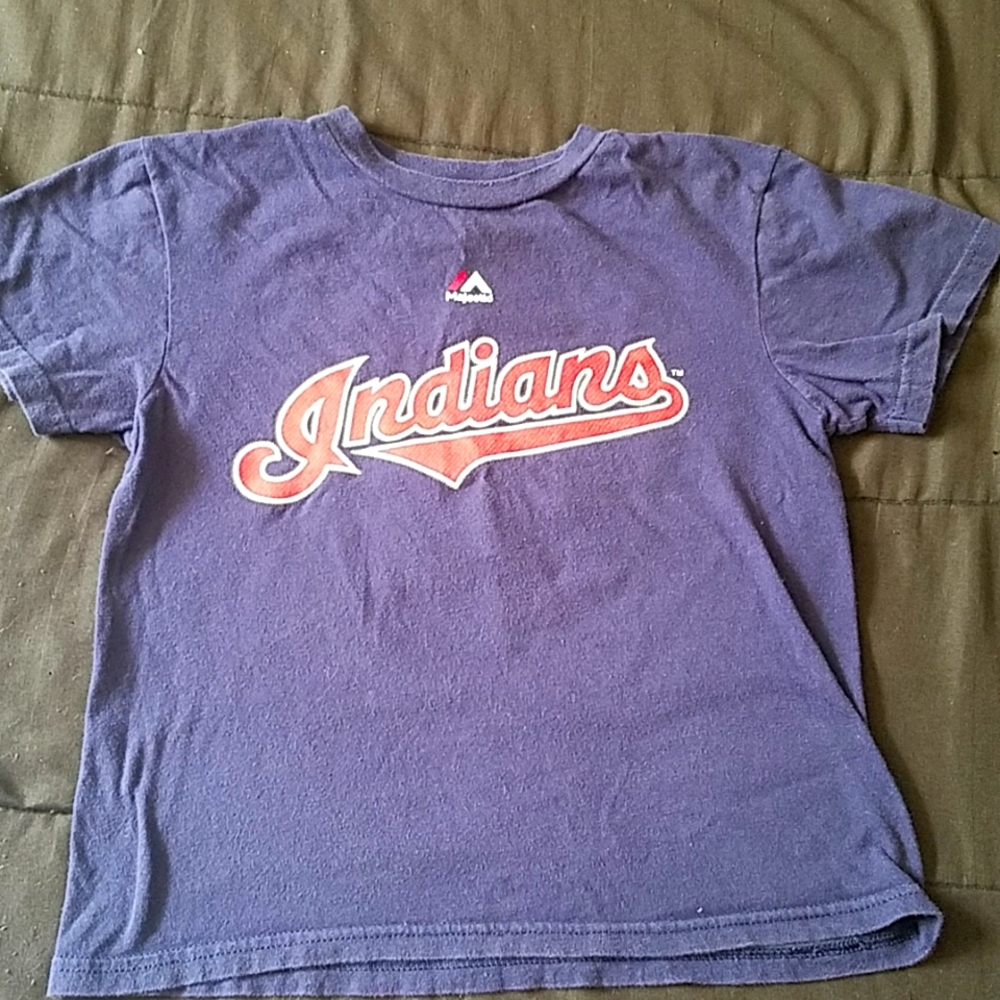 Youth large 7/6x Indians shirt